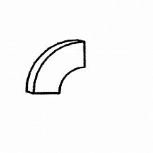 Half Circle Curve Block