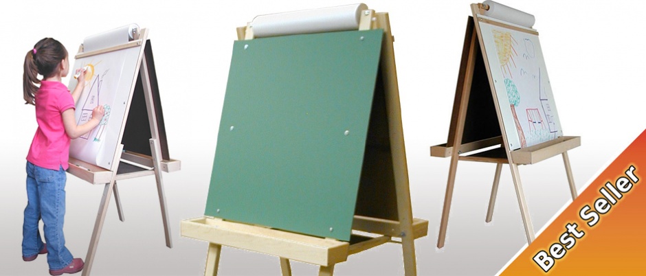 artist at work - easels