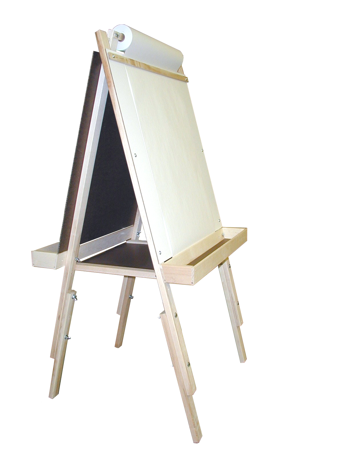 Kids Adjustable Chalkboard / Whiteboard / Paper Roll Easel