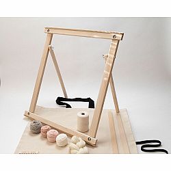 A Weaving Frame with Stand NEW BAG/COMB (20 Inch - Blush). The Deluxe Kit!