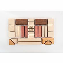 28 piece Innovator Block Set - Earth Tones