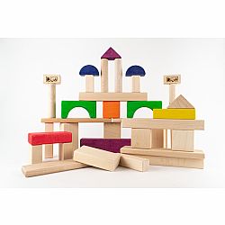 36 piece Standard Block Set - Rainbow