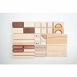 36 piece Standard Block Set - Earth Tones