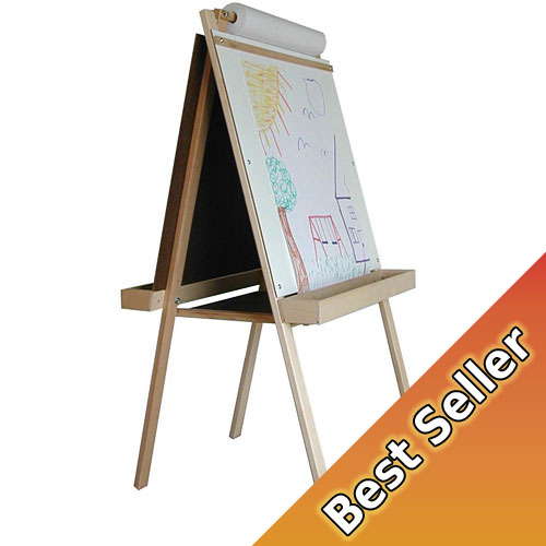 DELUXE WOODEN STANDING ART EASEL - THE TOY STORE