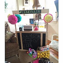 Lemonade Stand / Market Stand with Black Chalkboard