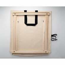 A Weaving Frame with Stand NEW BAG/COMB (20 Inch - Blush). The Deluxe Kit!