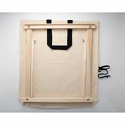 A Weaving Frame with Stand NEW BAG/COMB (20 Inch - Blush). The Deluxe Kit!