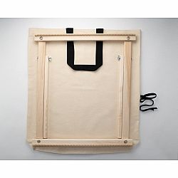 A Weaving Frame with Stand NEW BAG/COMB (20 Inch - Gray/Moss). The Deluxe Kit!