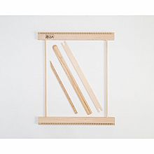 A Weaving Frame & Weaving Kit NEW BAG/COMB (14 Inch -BlueGrey).