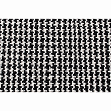 Rigid Heddle Scarf Kit | Make your own White and Black Houndstooth Wool Scarf