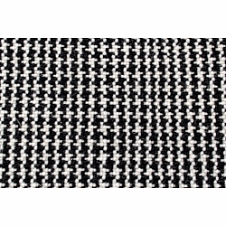 Rigid Heddle Scarf Kit | Make your own White and Black Houndstooth Wool Scarf