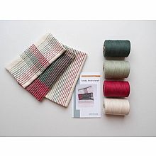 Holiday Towel Rigid Heddle Kit | Weave your own kitchen towels | Set of 3
