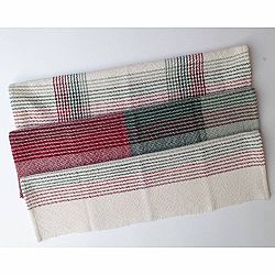 Holiday Towel Rigid Heddle Kit | Weave your own kitchen towels | Set of 3