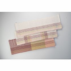 Rigid Heddle Kit | Weave your own kitchen towels | Set of 3 Towels Sunset