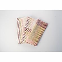 Rigid Heddle Kit | Weave your own kitchen towels | Set of 3 Towels Sunset