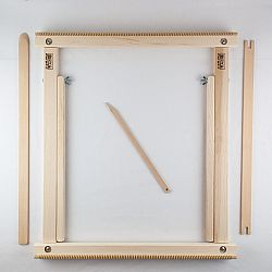A Weaving Frame with Stand NEW BAG/COMB (20 Inch - BlueGrey). The Deluxe Kit!