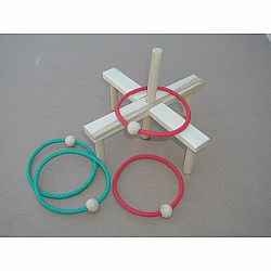 Natural Maple Ring Toss Game