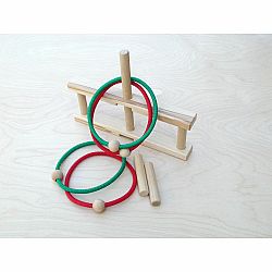 Natural Maple Ring Toss Game